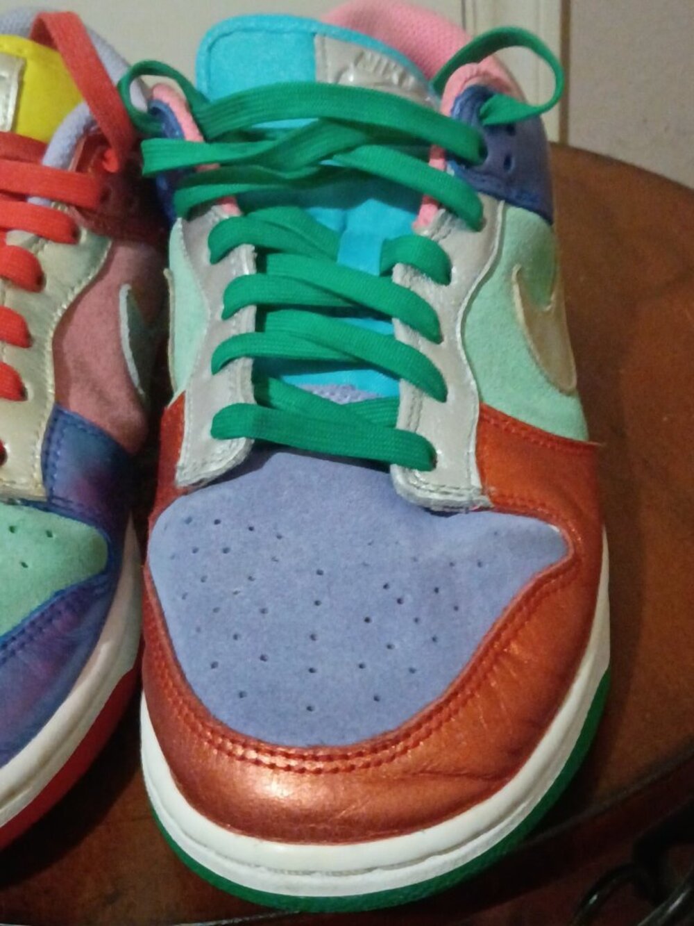 Nike Dunk Low Sunset Pulse Shoes Womens Size 9 Multicolor Sneakers DN0855-600 - Picture 8 of 13